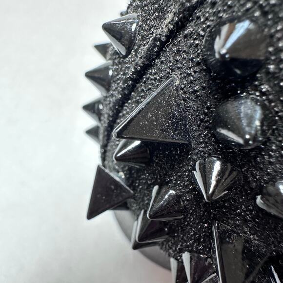 Mens Ferucci black slippers slides loafers flats crystal GZ Rhinestones size 9 - Picture 3 of 11